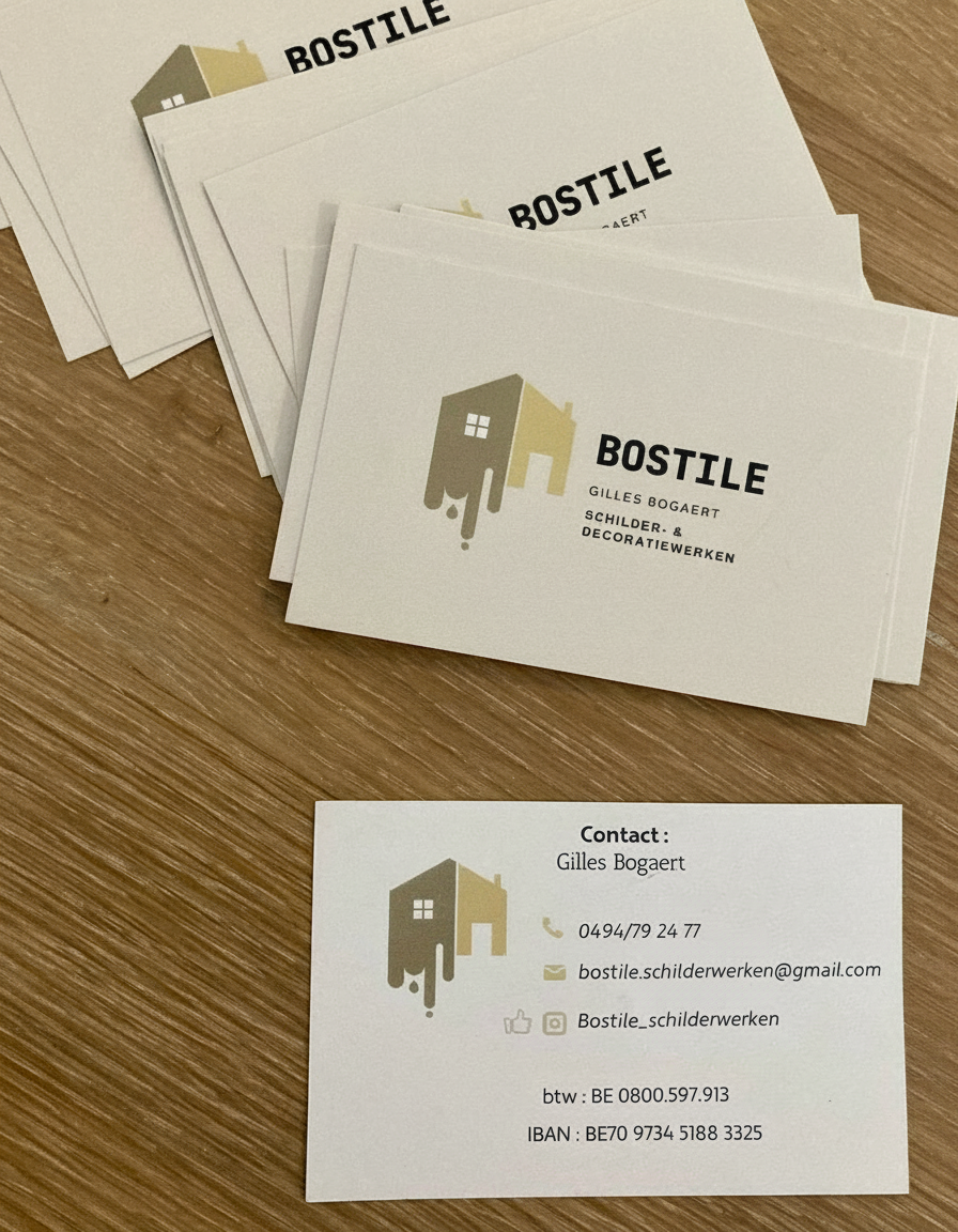 Bostile visitekaartjes - professionele branding